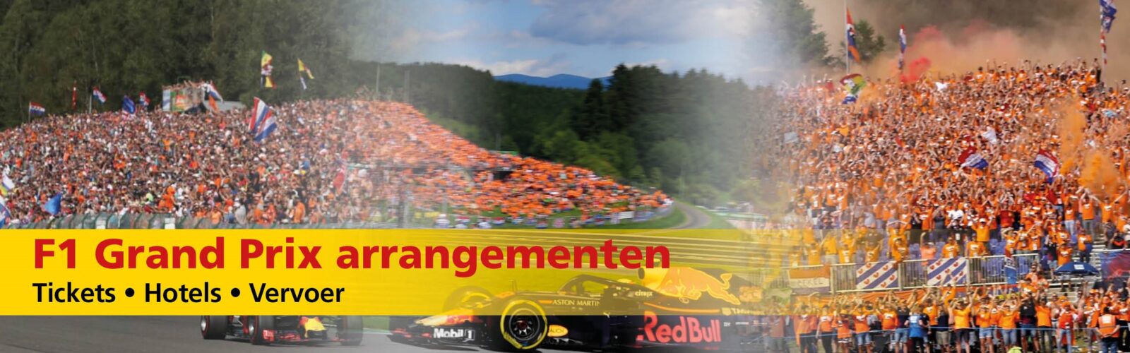 Banner F1 arrangementen